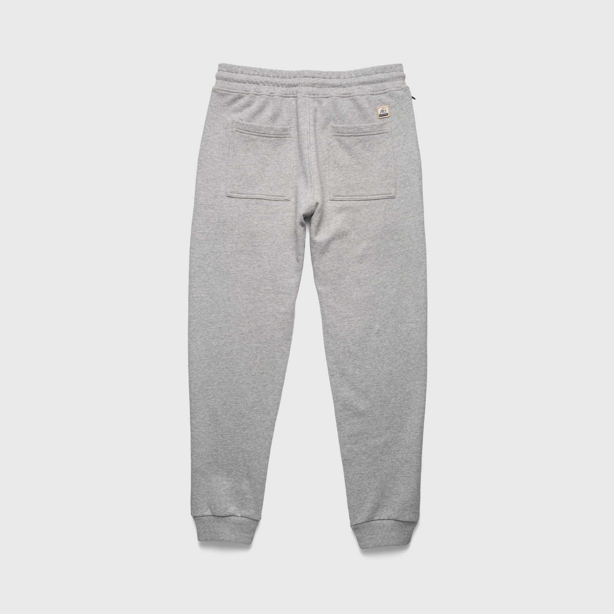 Dune Drawstring Terry Jogger - Heather Grey