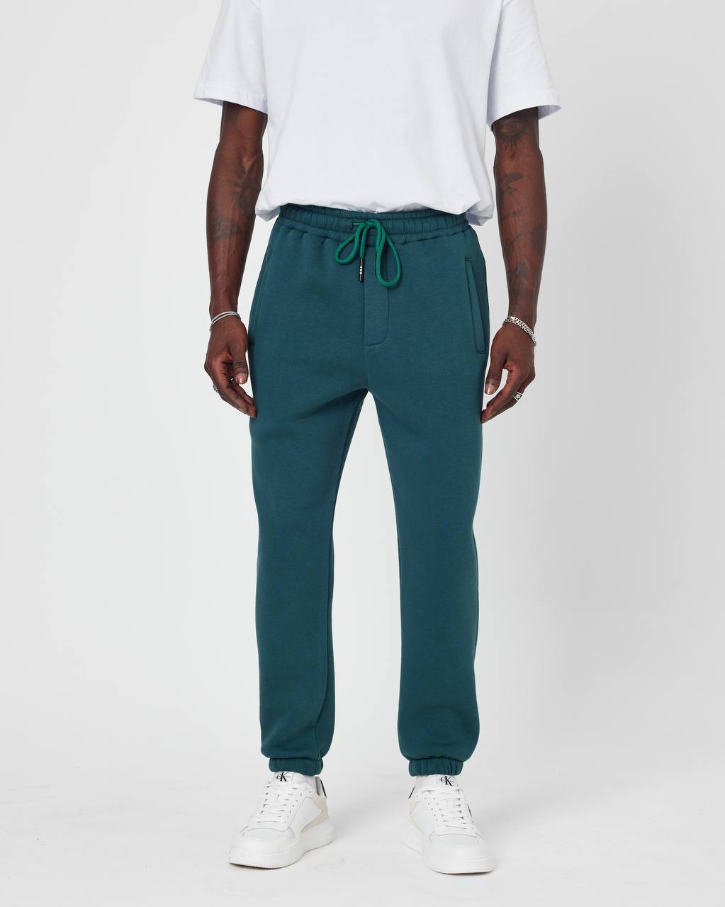 Men's Oversized Fleece-Lined Jogger Sweatpants